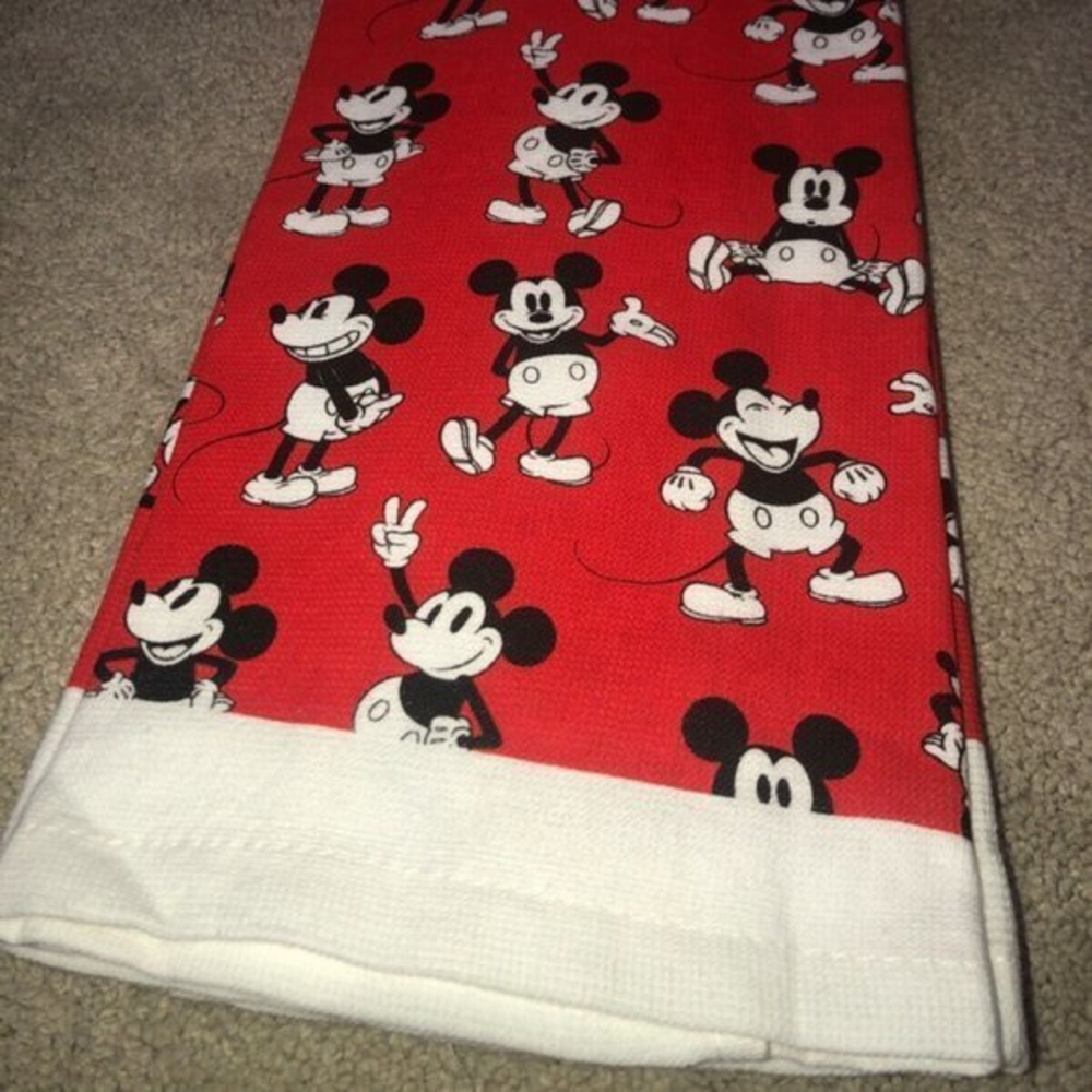 Disney Mickey‎ 2pk Dish Kitchen Towels New